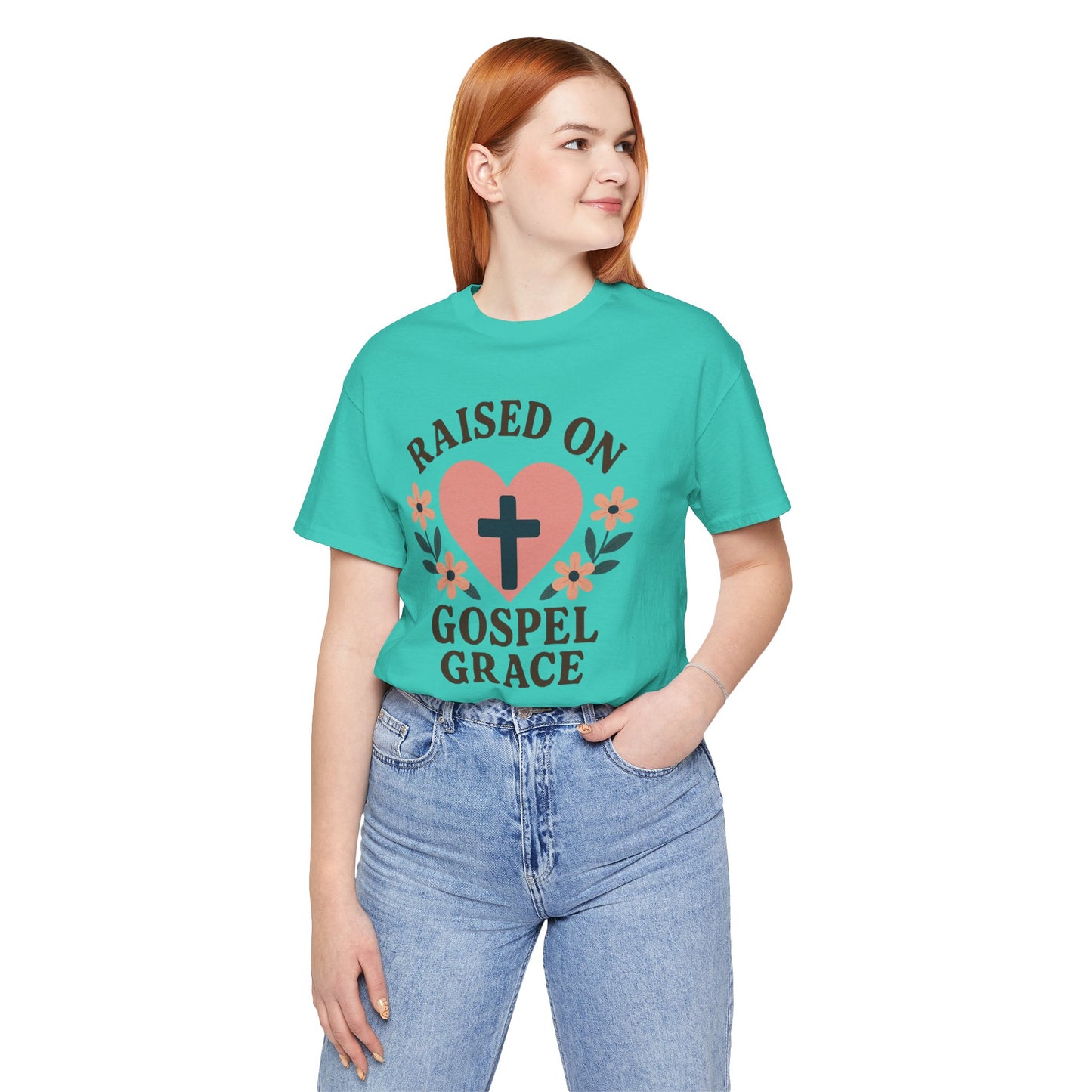 Raised On Gospel Grace Women's T-Shirt