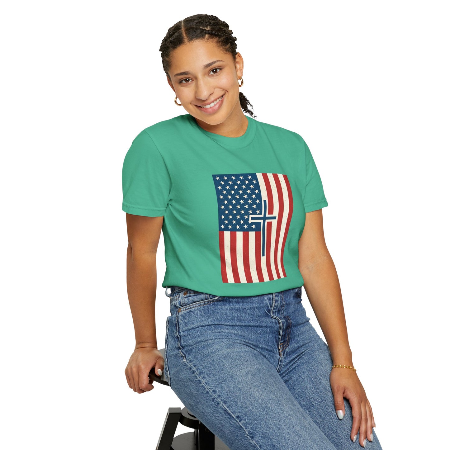 Flag Cross Tee