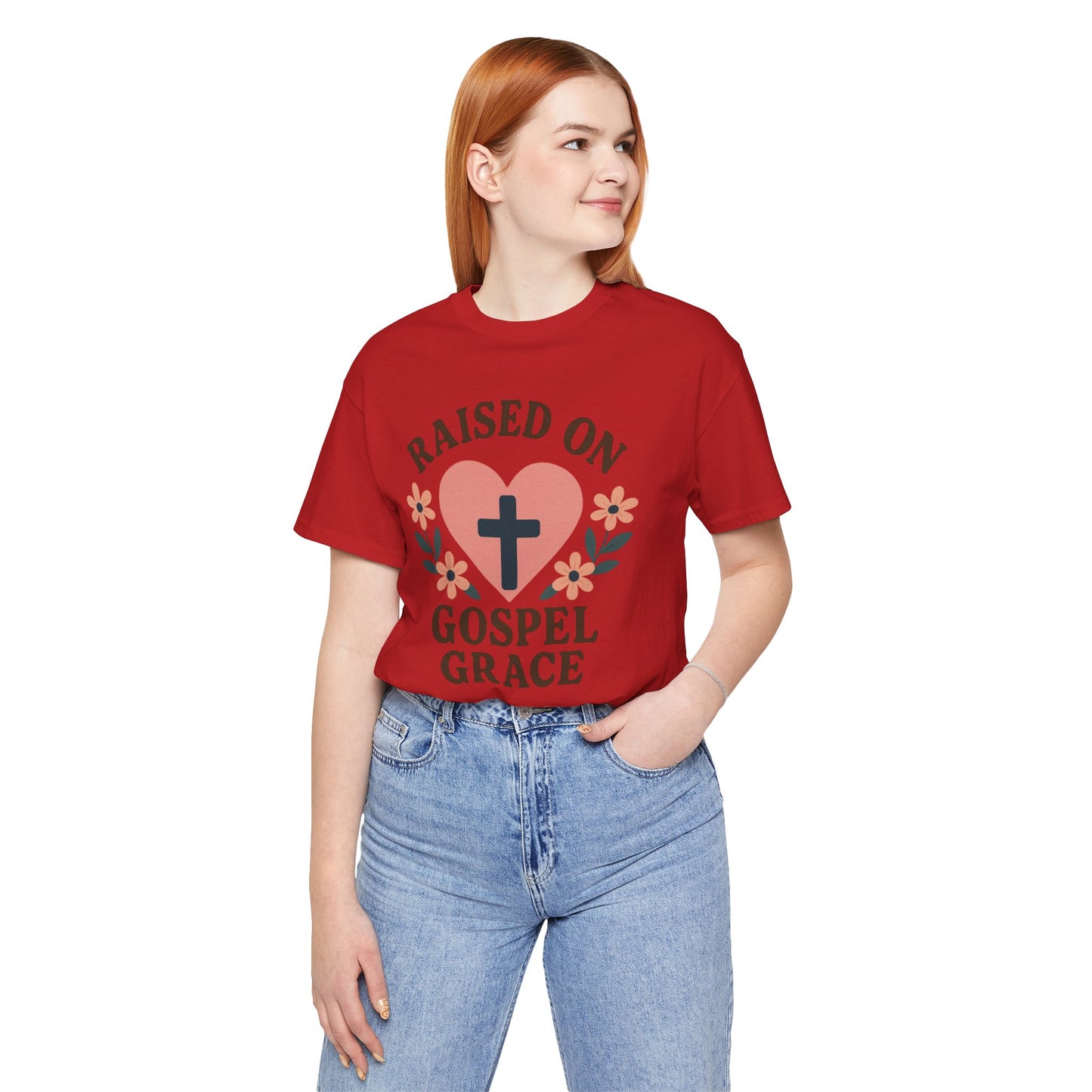 Raised On Gospel Grace Women's T-Shirt