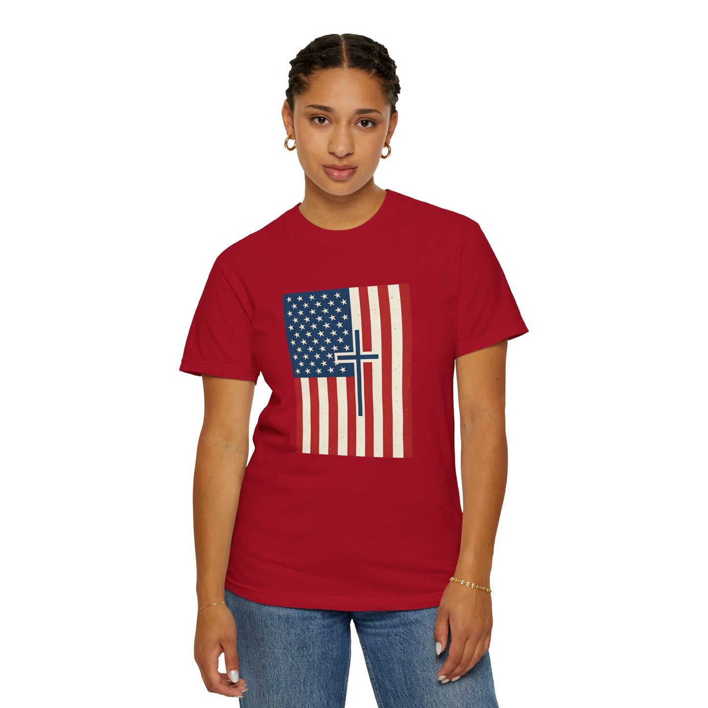 Flag Cross Tee