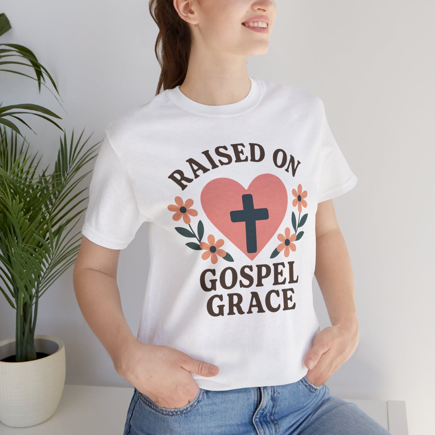 Raised On Gospel Grace Women's T-Shirt