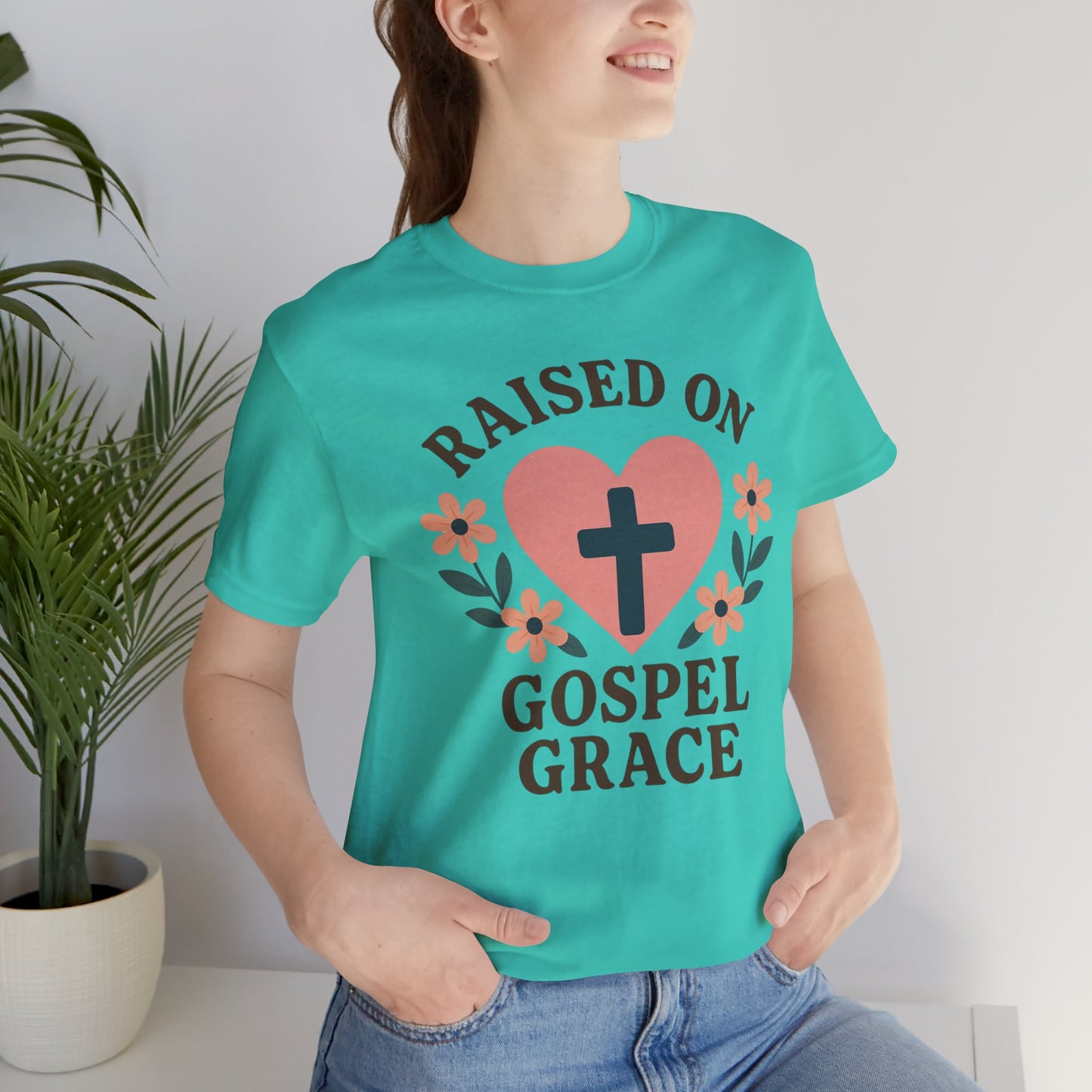 Raised On Gospel Grace Women's T-Shirt