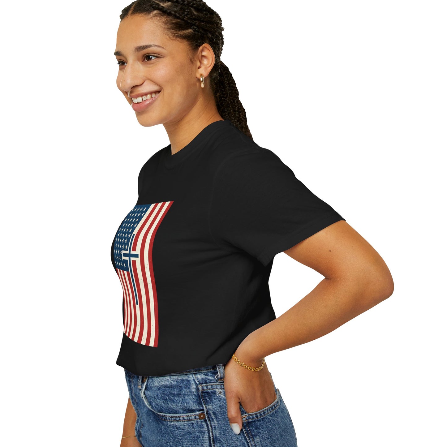 Flag Cross Tee