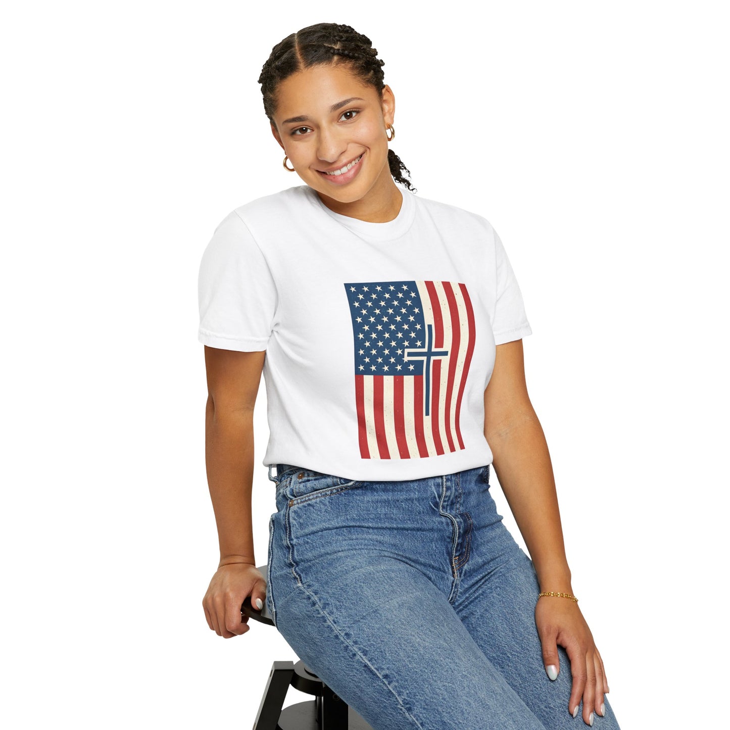 Flag Cross Tee