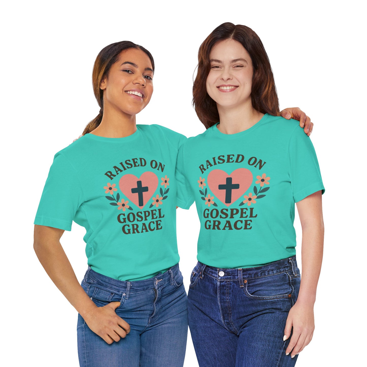 Raised On Gospel Grace Women's T-Shirt