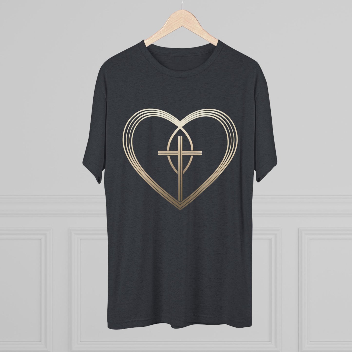 Church Heart Sign Men's T-Shirt