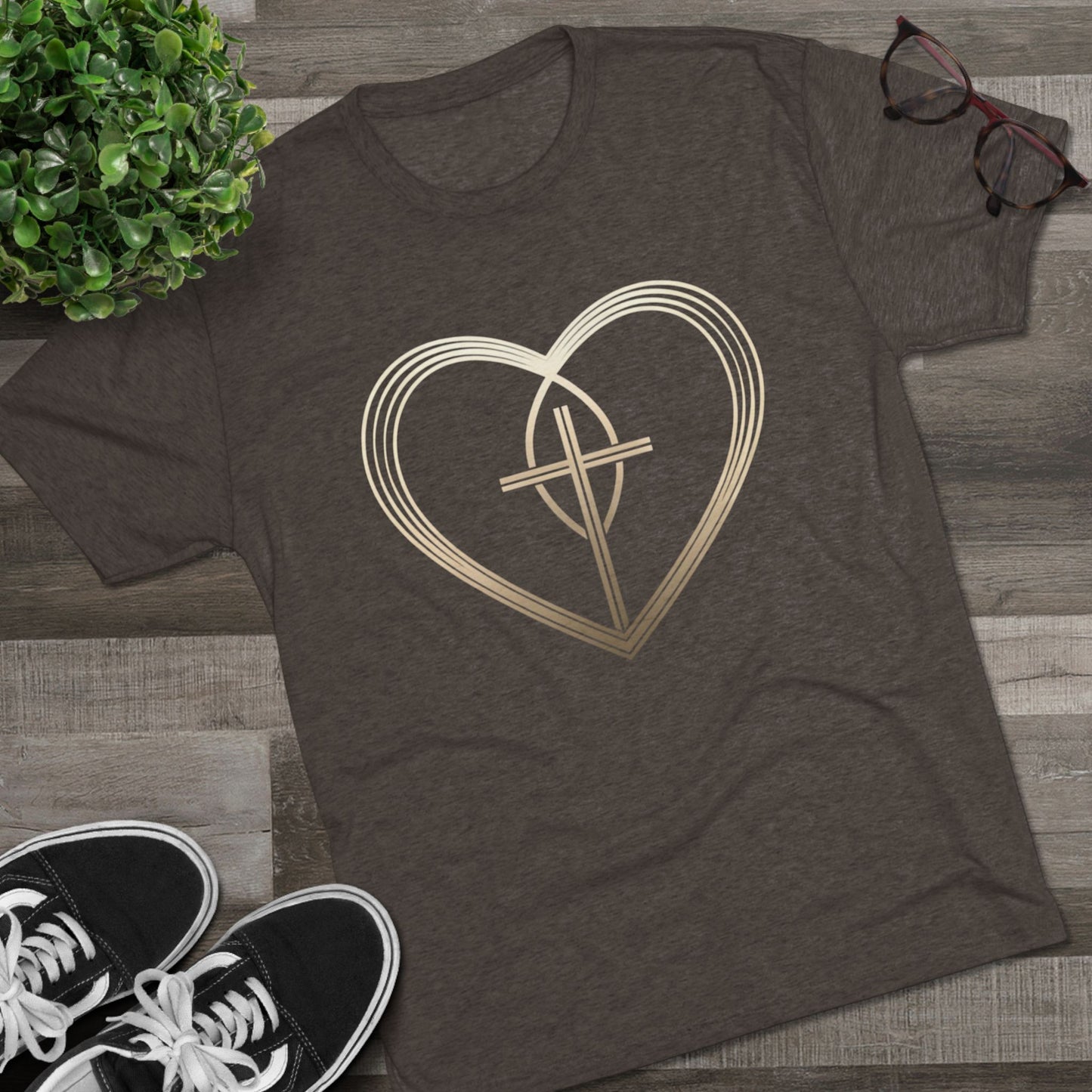 Church Heart Sign Men's T-Shirt