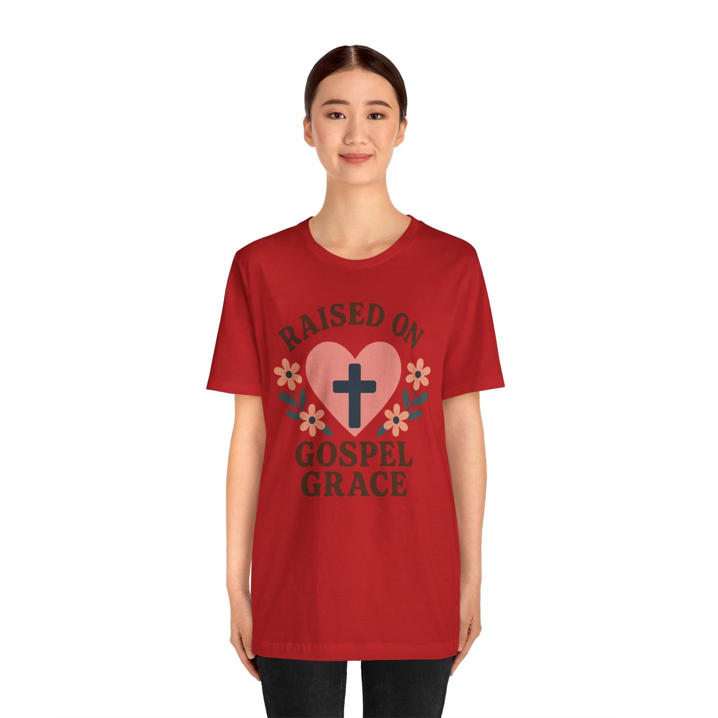 Raised On Gospel Grace Women's T-Shirt