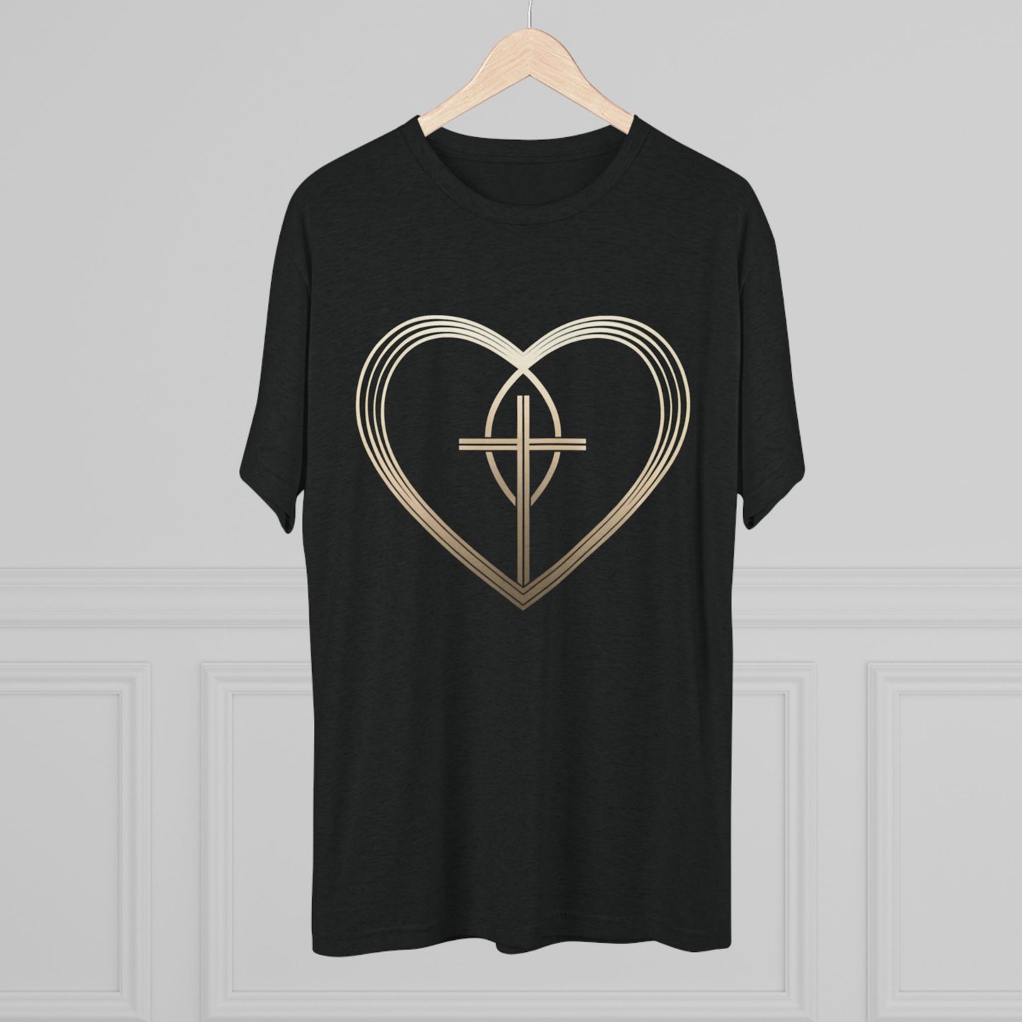 Church Heart Sign Men's T-Shirt