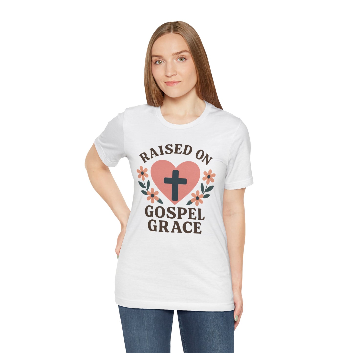 Raised On Gospel Grace Women's T-Shirt