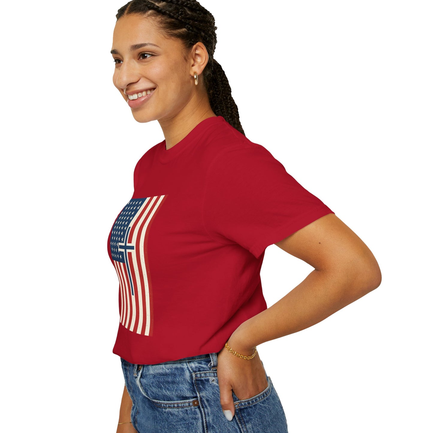 Flag Cross Tee