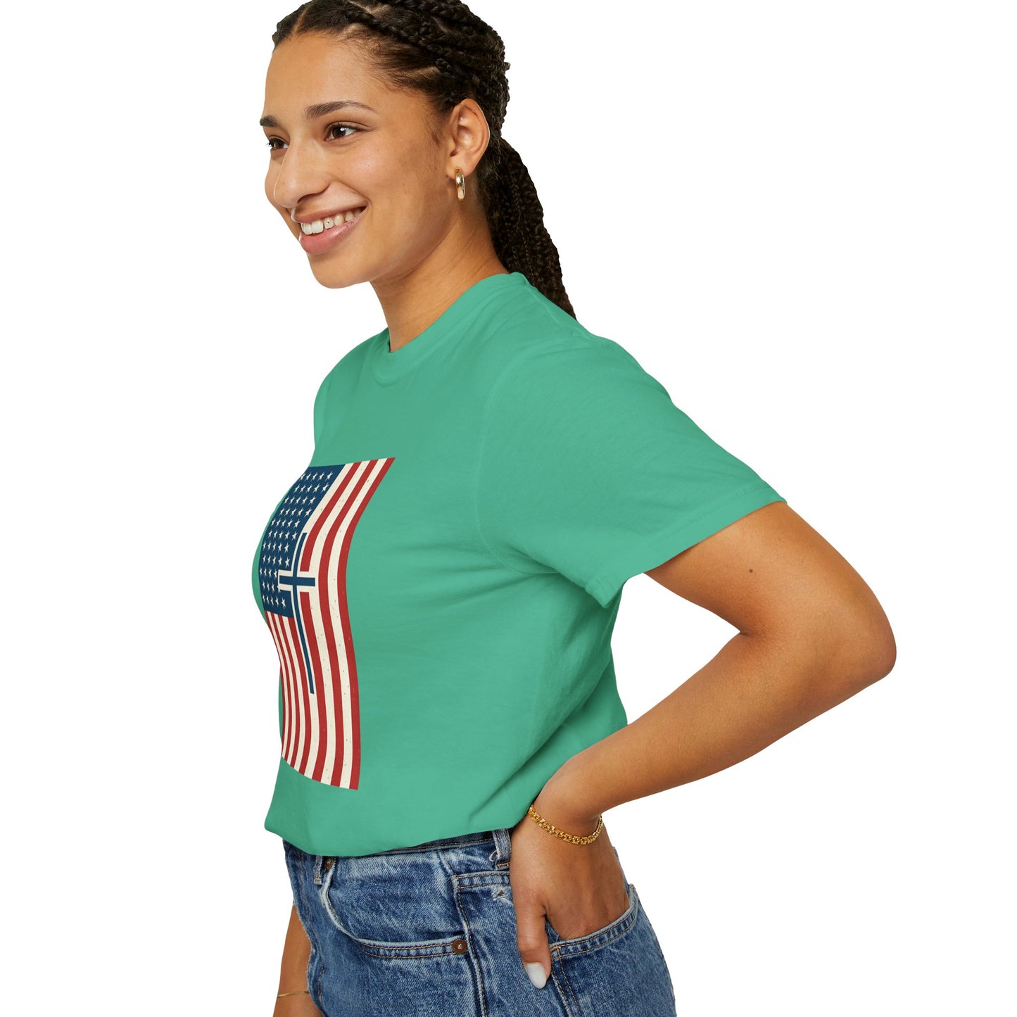 Flag Cross Tee