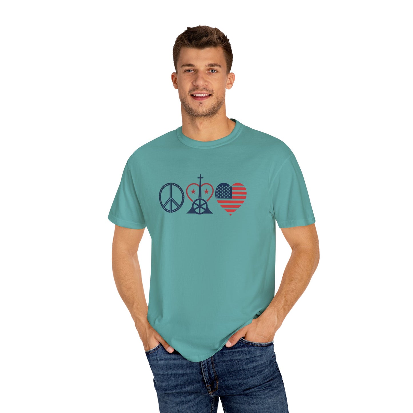 Patriotic Graphic Men's T-shirt