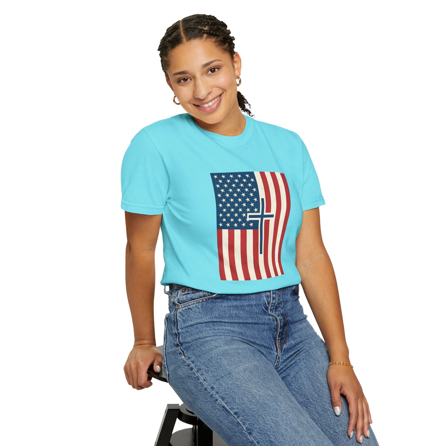 Flag Cross Tee