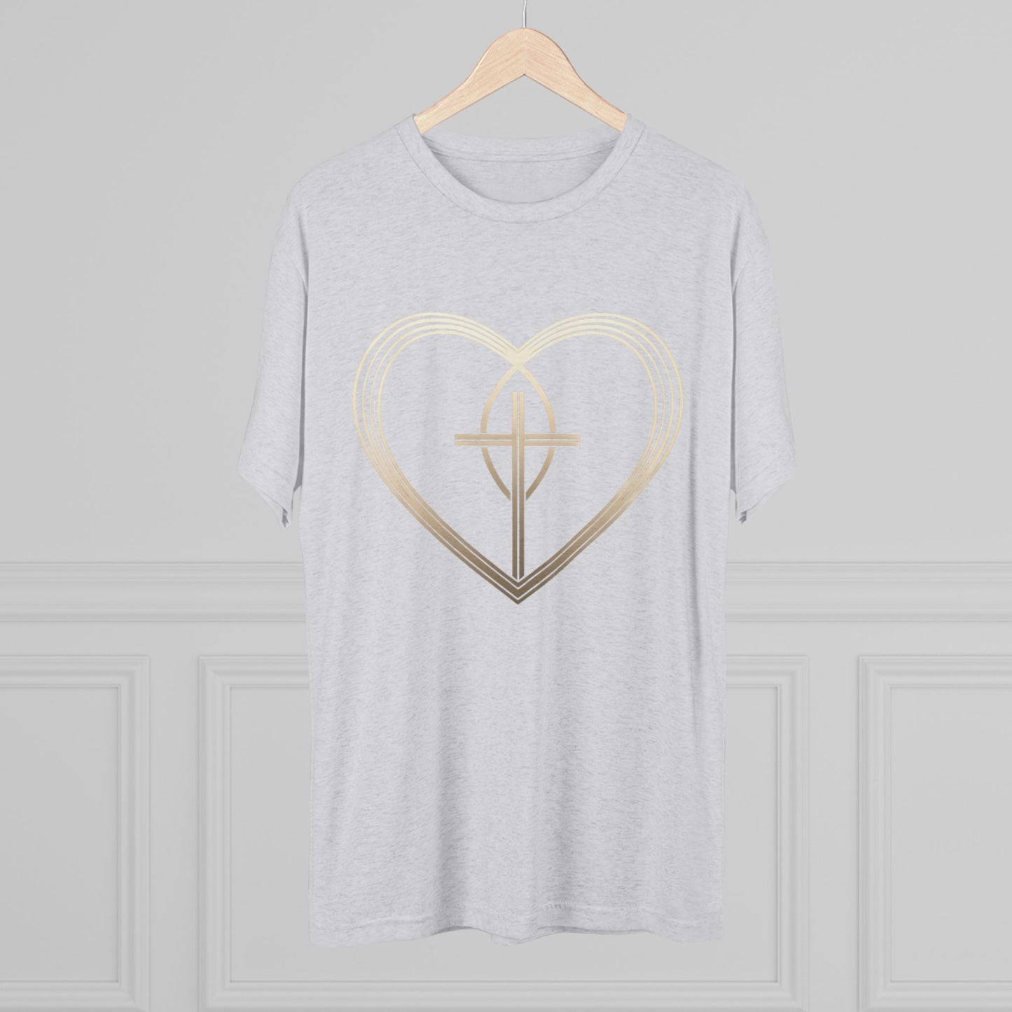 Church Heart Sign Men's T-Shirt
