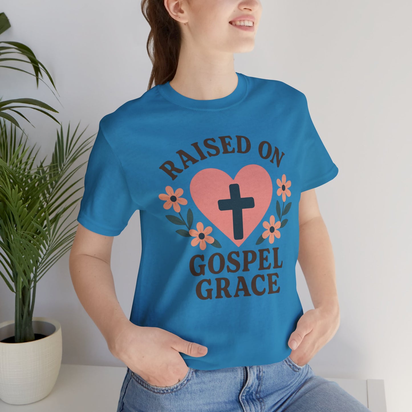 Raised On Gospel Grace Women's T-Shirt