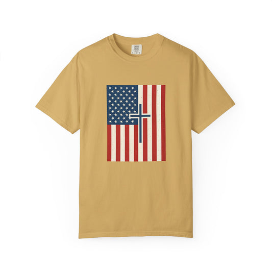 American Flag Printed Men's T-Shirt