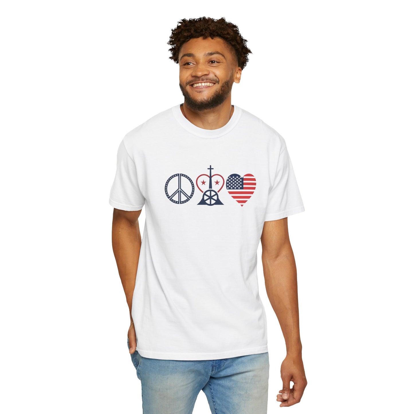 Patriotic Graphic Men's T-shirt