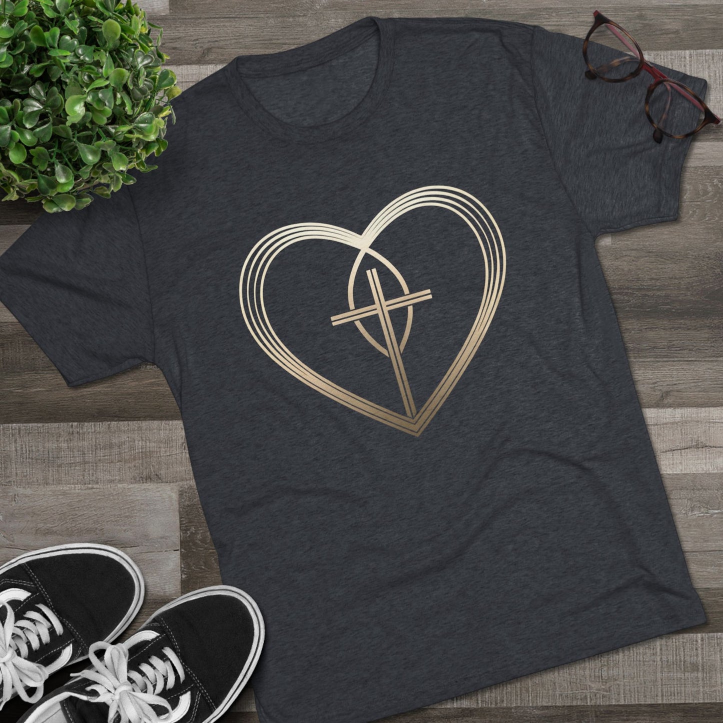 Church Heart Sign Men's T-Shirt
