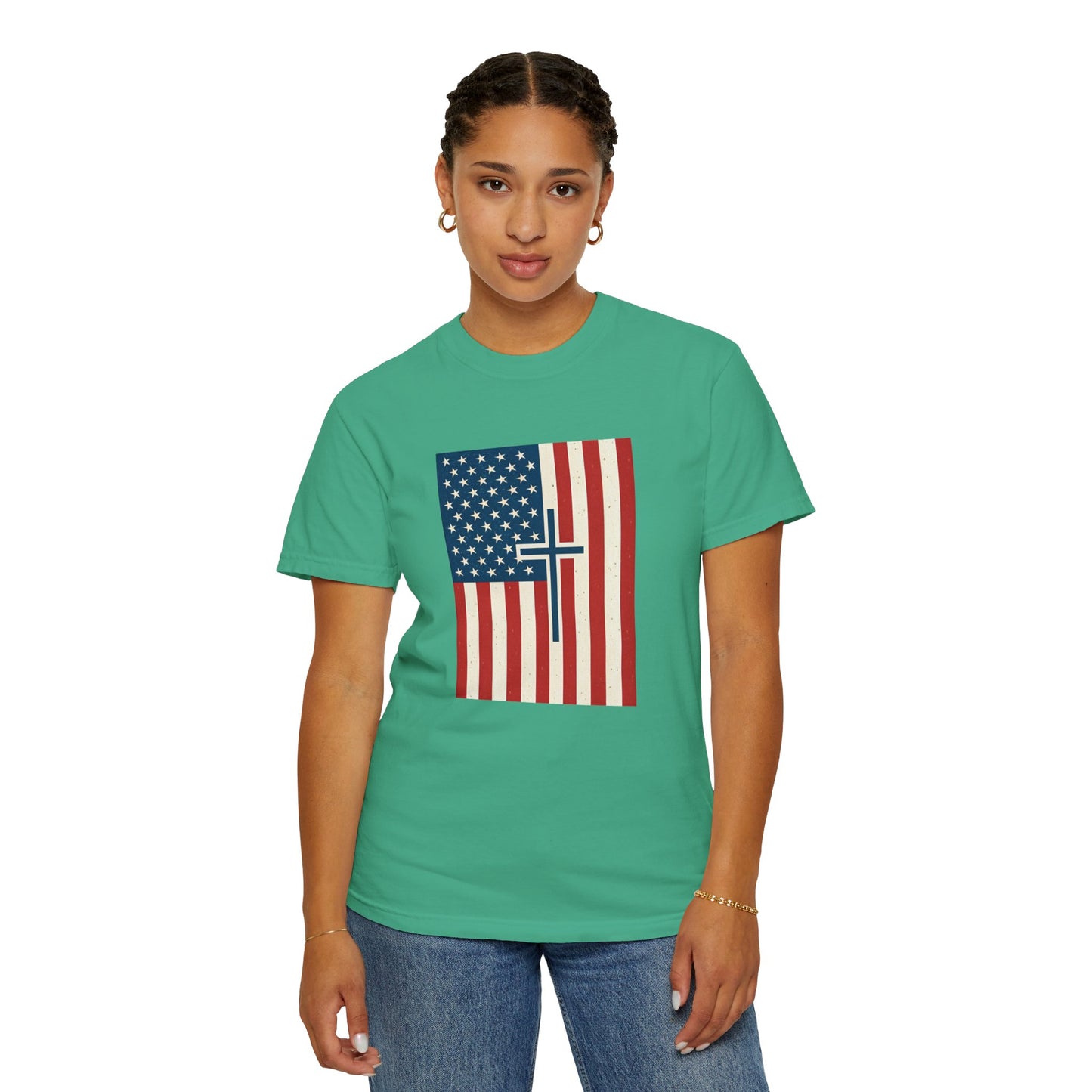 Flag Cross Tee