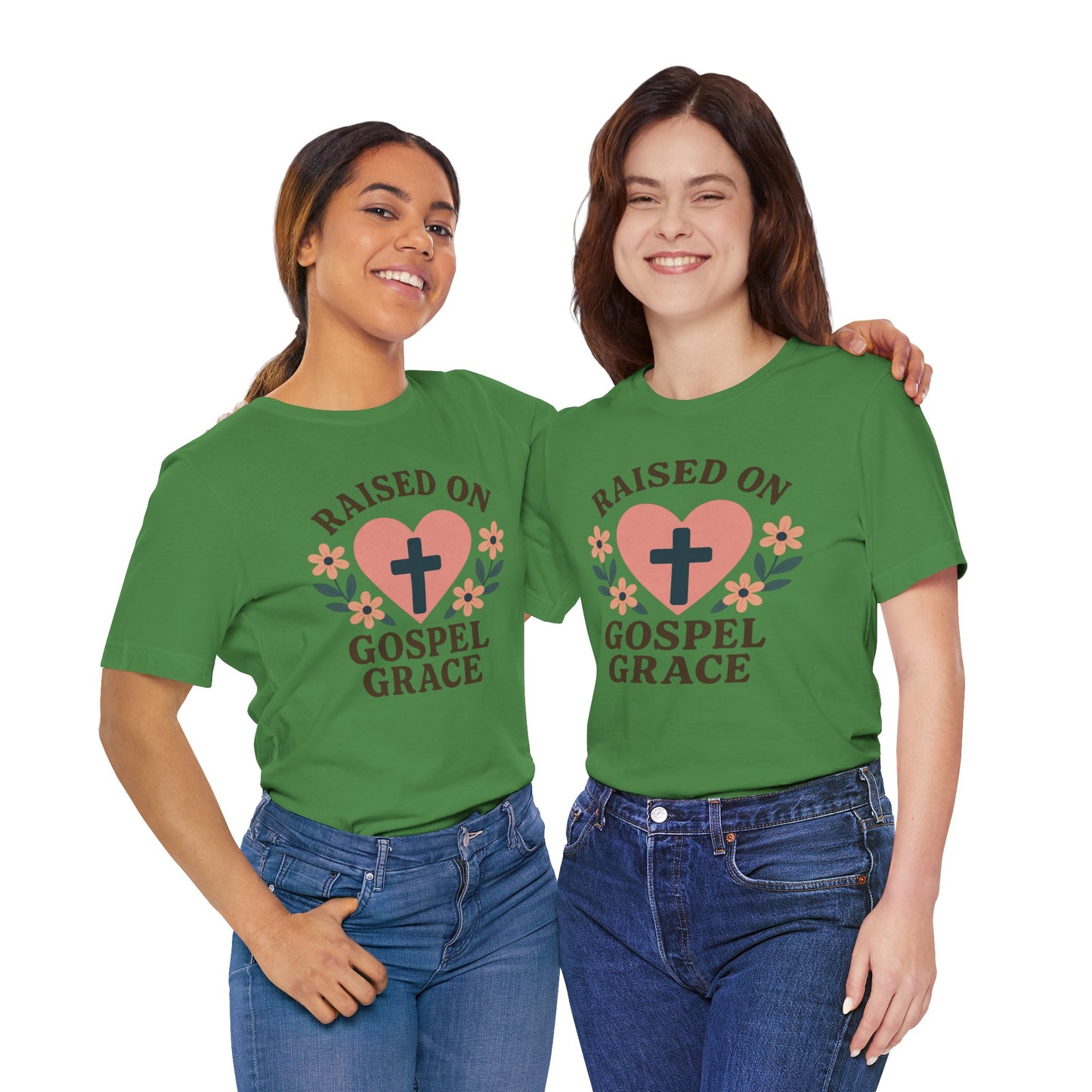 Raised On Gospel Grace Women's T-Shirt