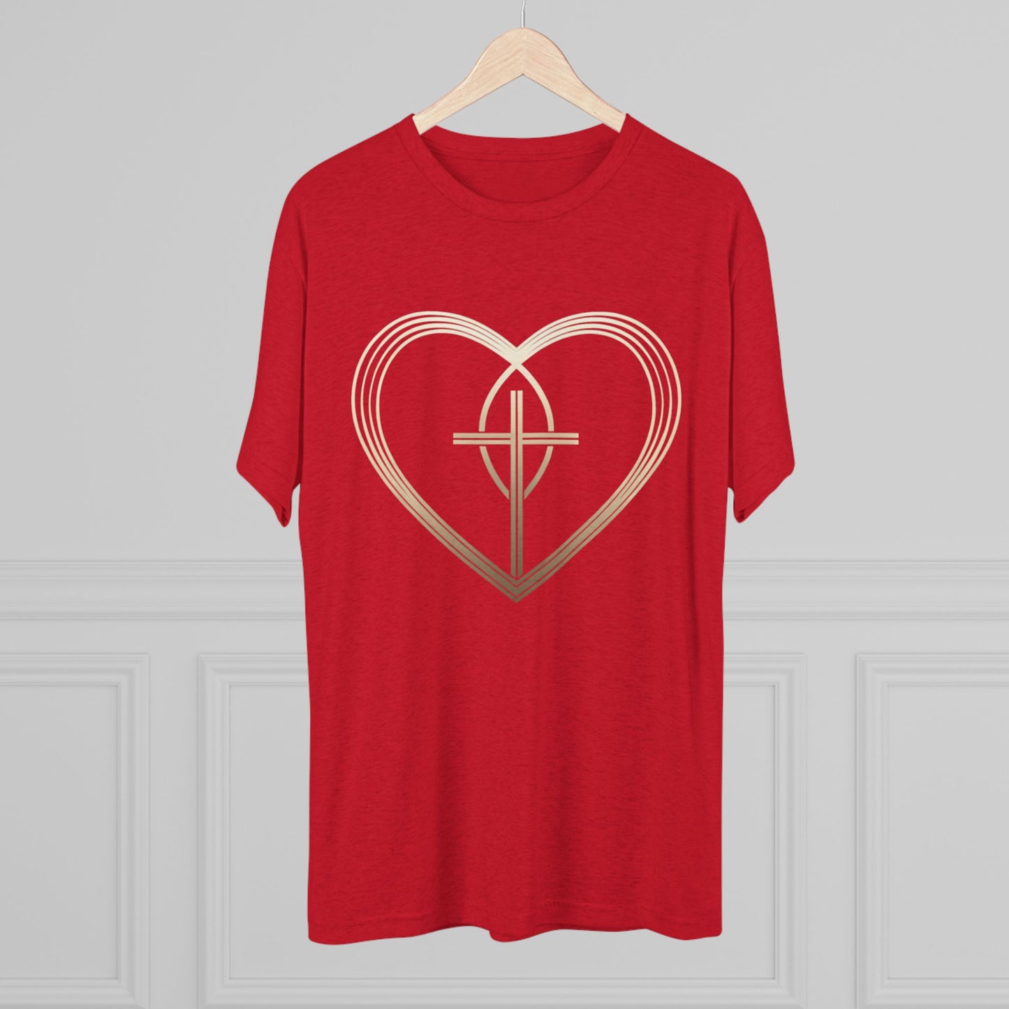 Church Heart Sign Men's T-Shirt
