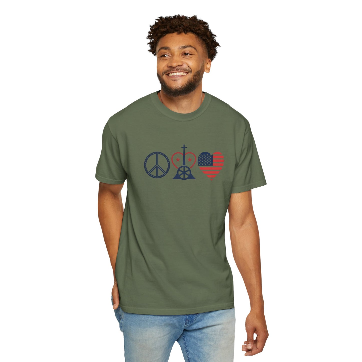 Patriotic Graphic Men's T-shirt