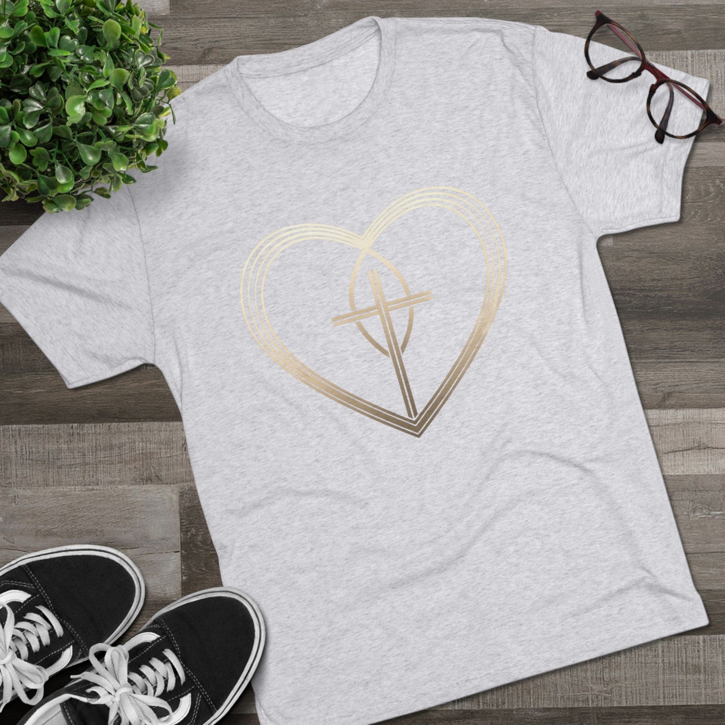 Church Heart Sign Men's T-Shirt