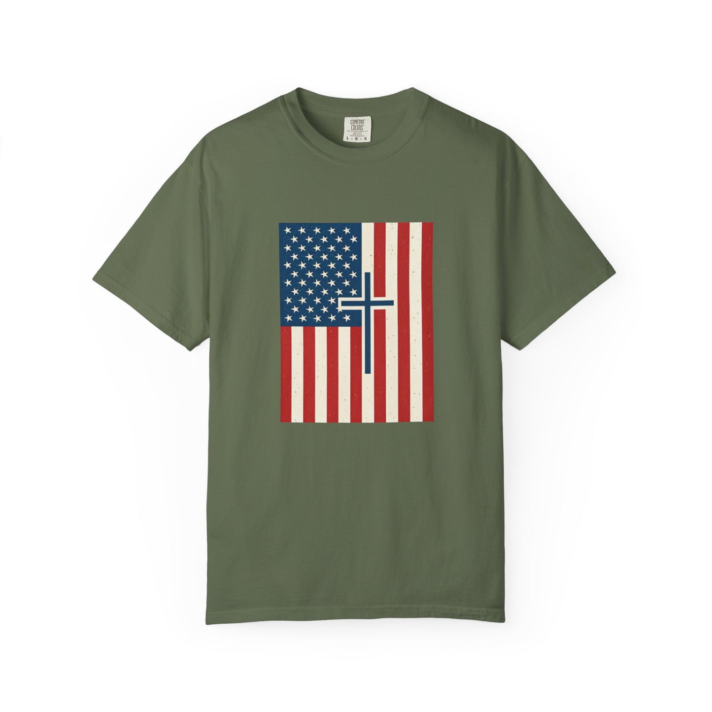 American Flag Printed Men's T-Shirt