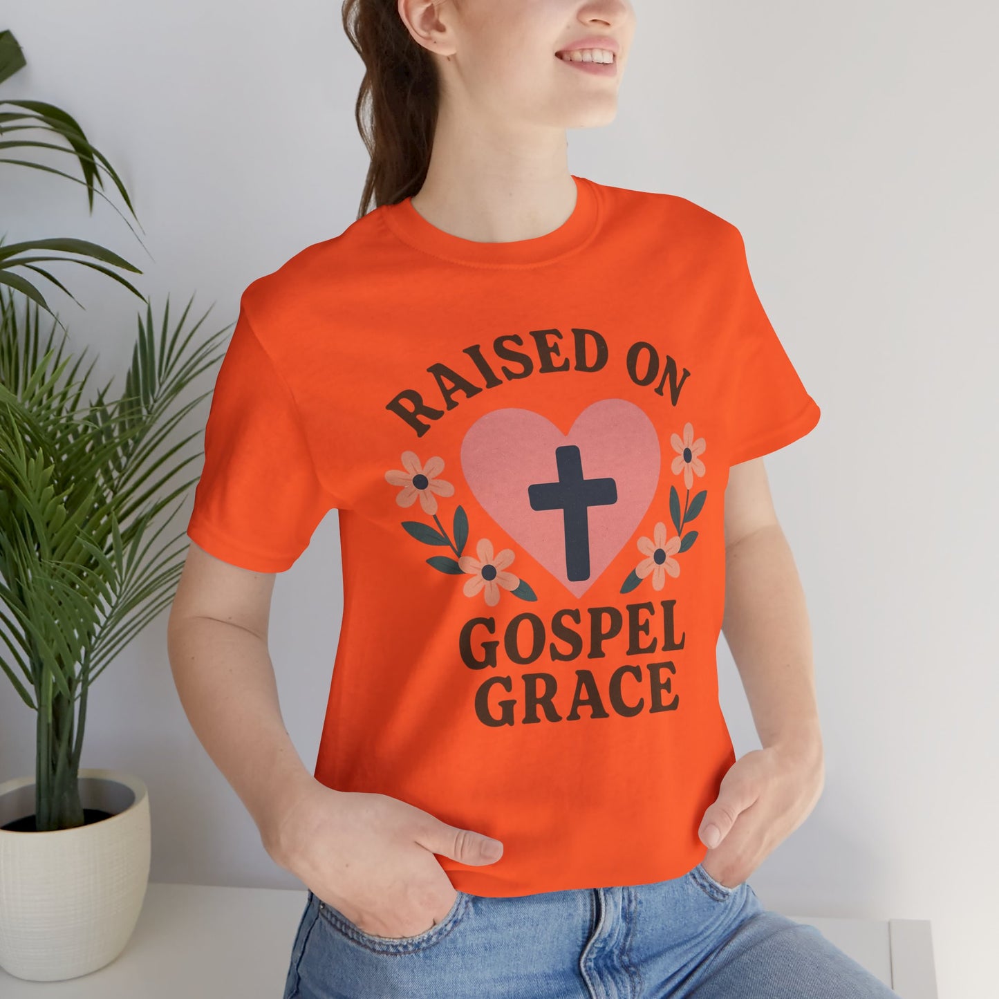 Raised On Gospel Grace Women's T-Shirt