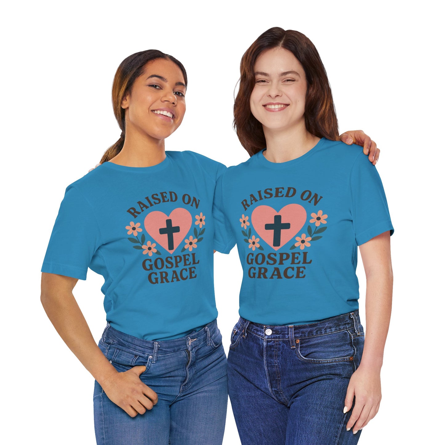 Raised On Gospel Grace Women's T-Shirt