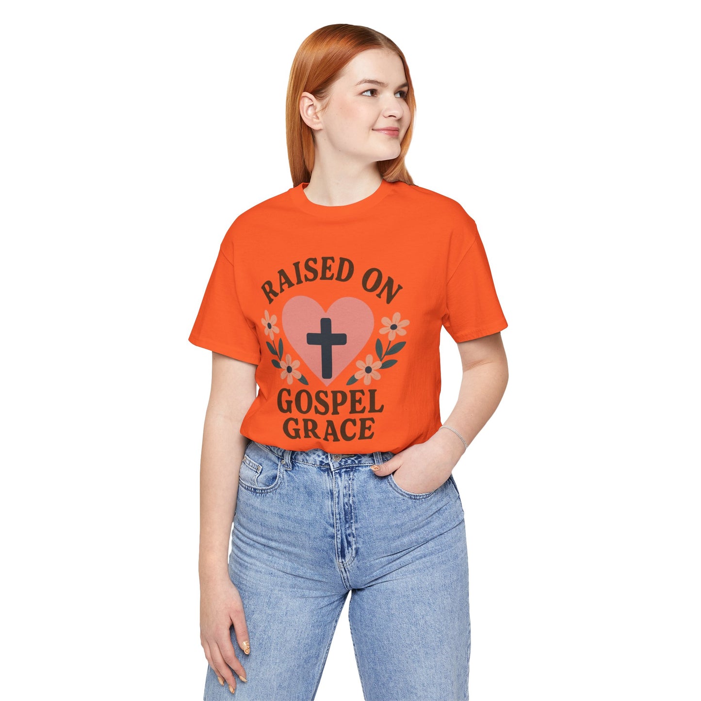 Raised On Gospel Grace Women's T-Shirt