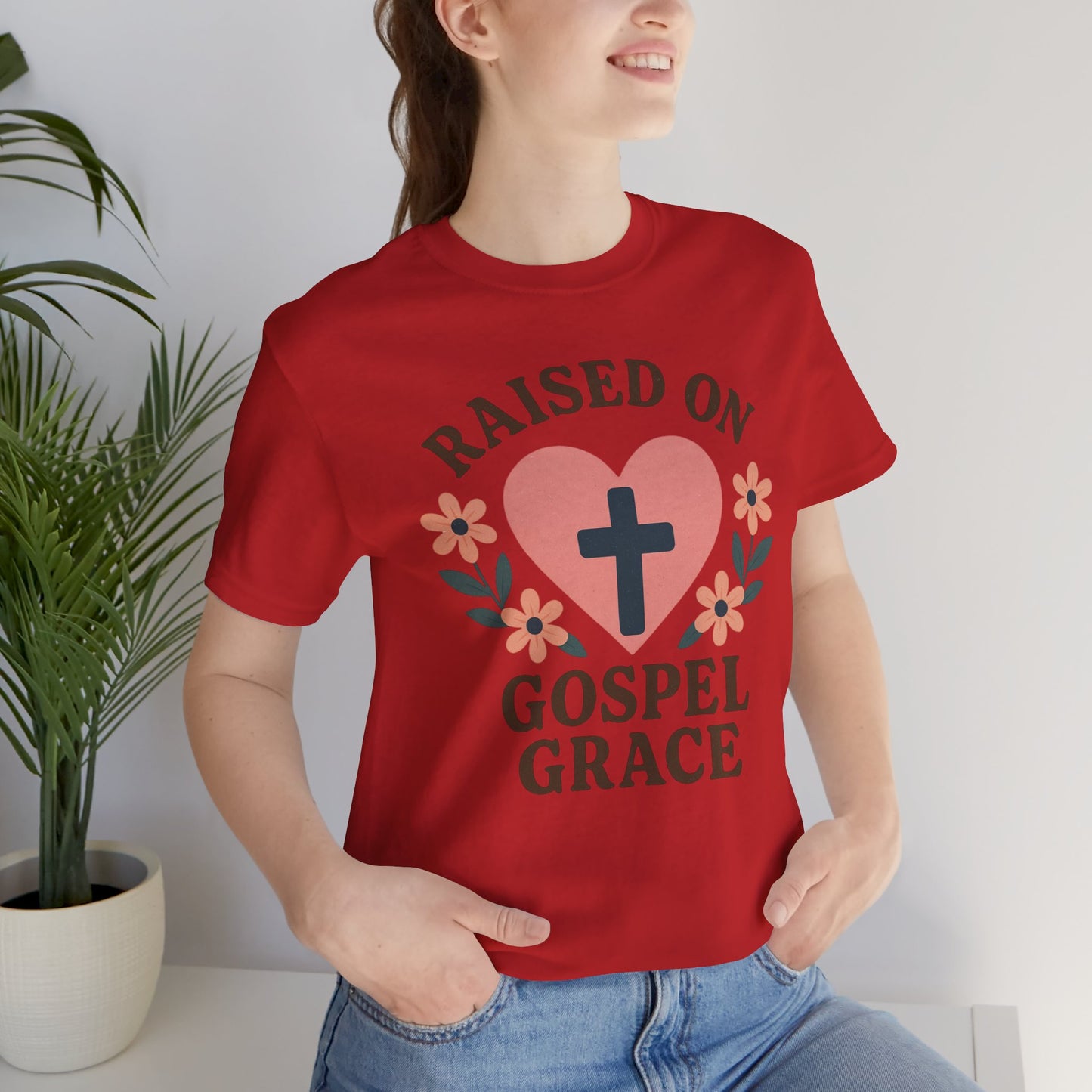 Raised On Gospel Grace Women's T-Shirt