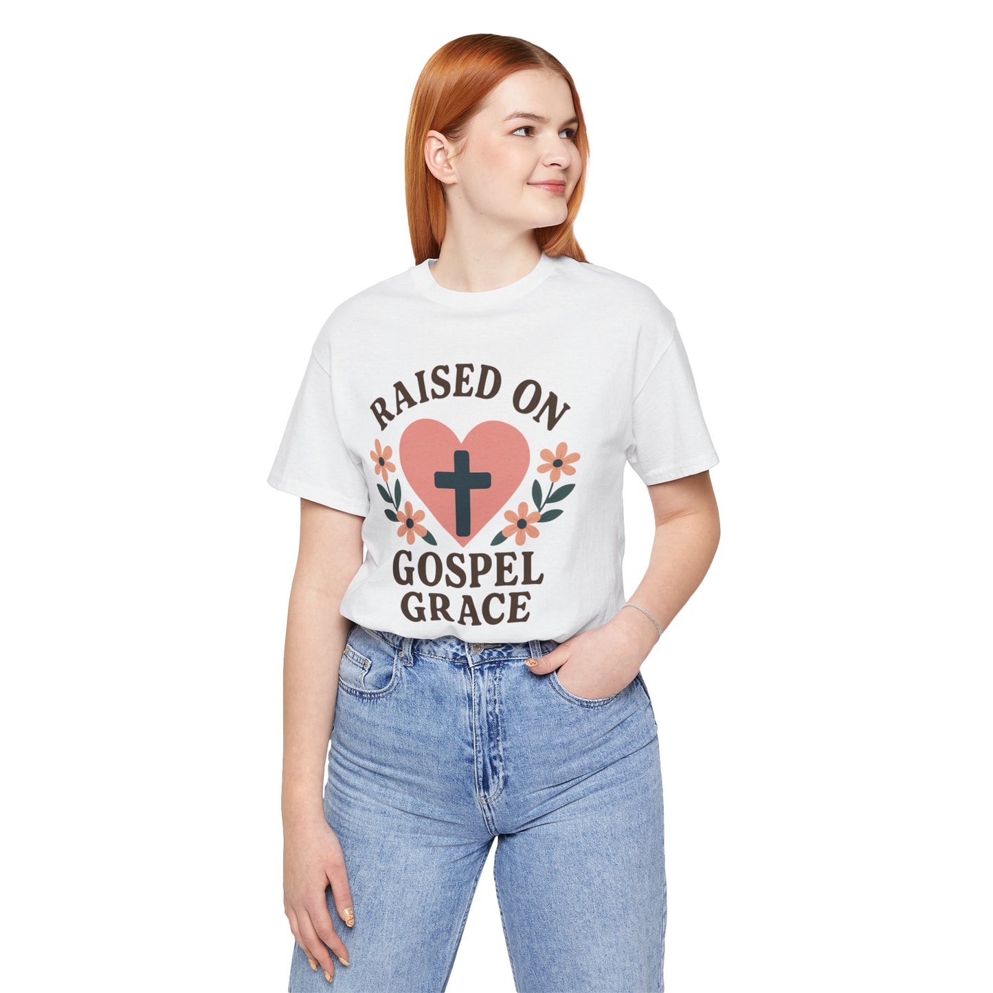 Raised On Gospel Grace Women's T-Shirt