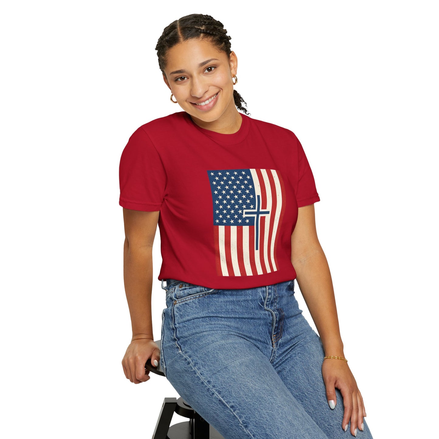 Flag Cross Tee