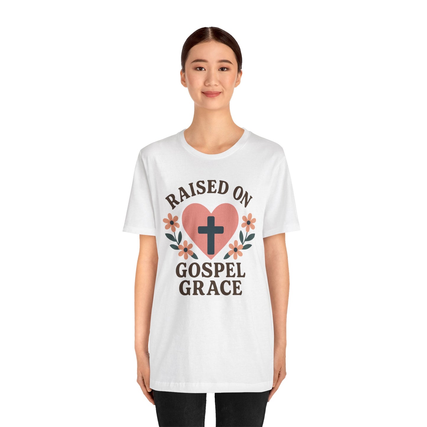 Raised On Gospel Grace Women's T-Shirt