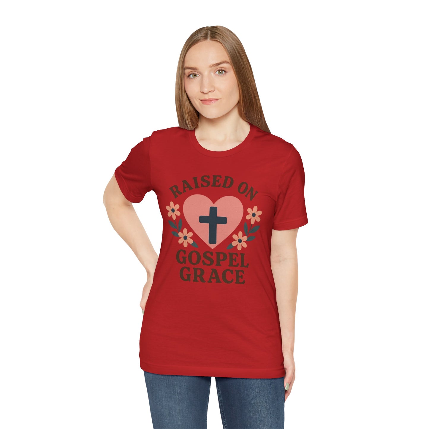 Raised On Gospel Grace Women's T-Shirt