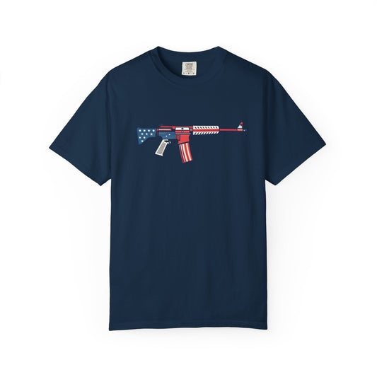 Gun Military Graphic Design Men's T-Shirts