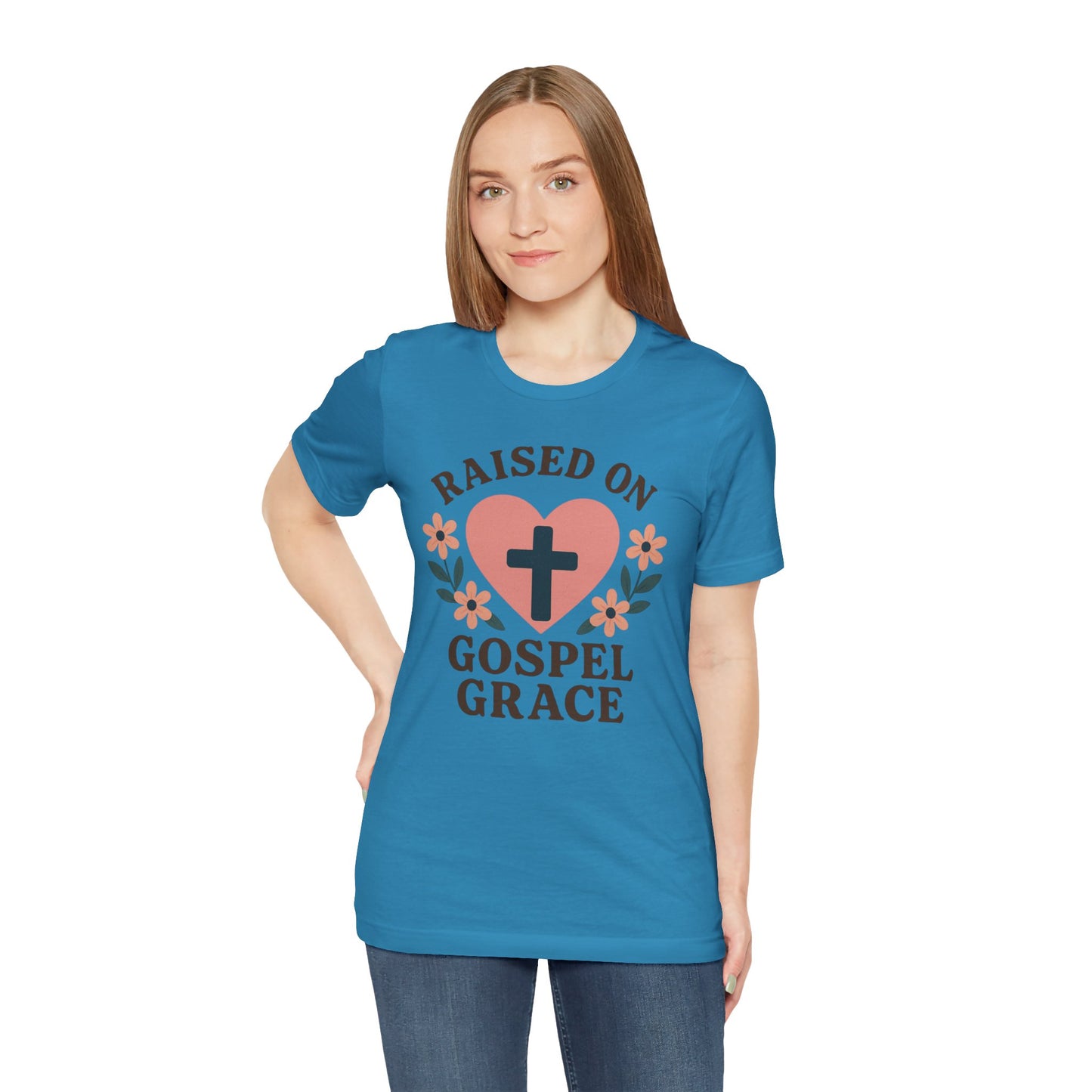 Raised On Gospel Grace Women's T-Shirt