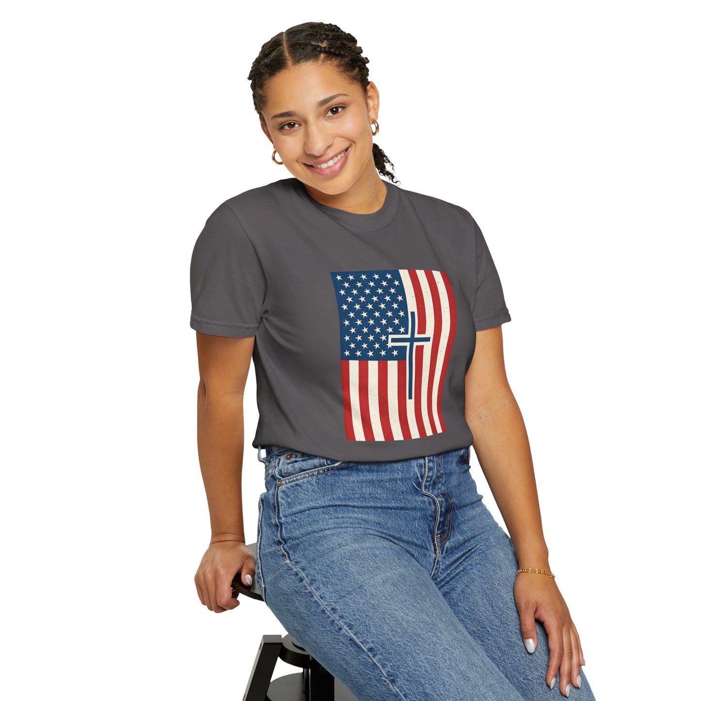 Flag Cross Tee