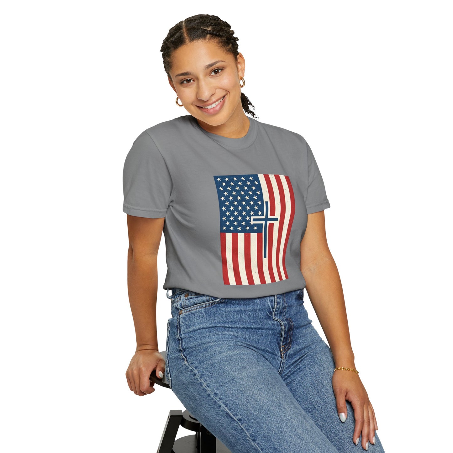 Flag Cross Tee