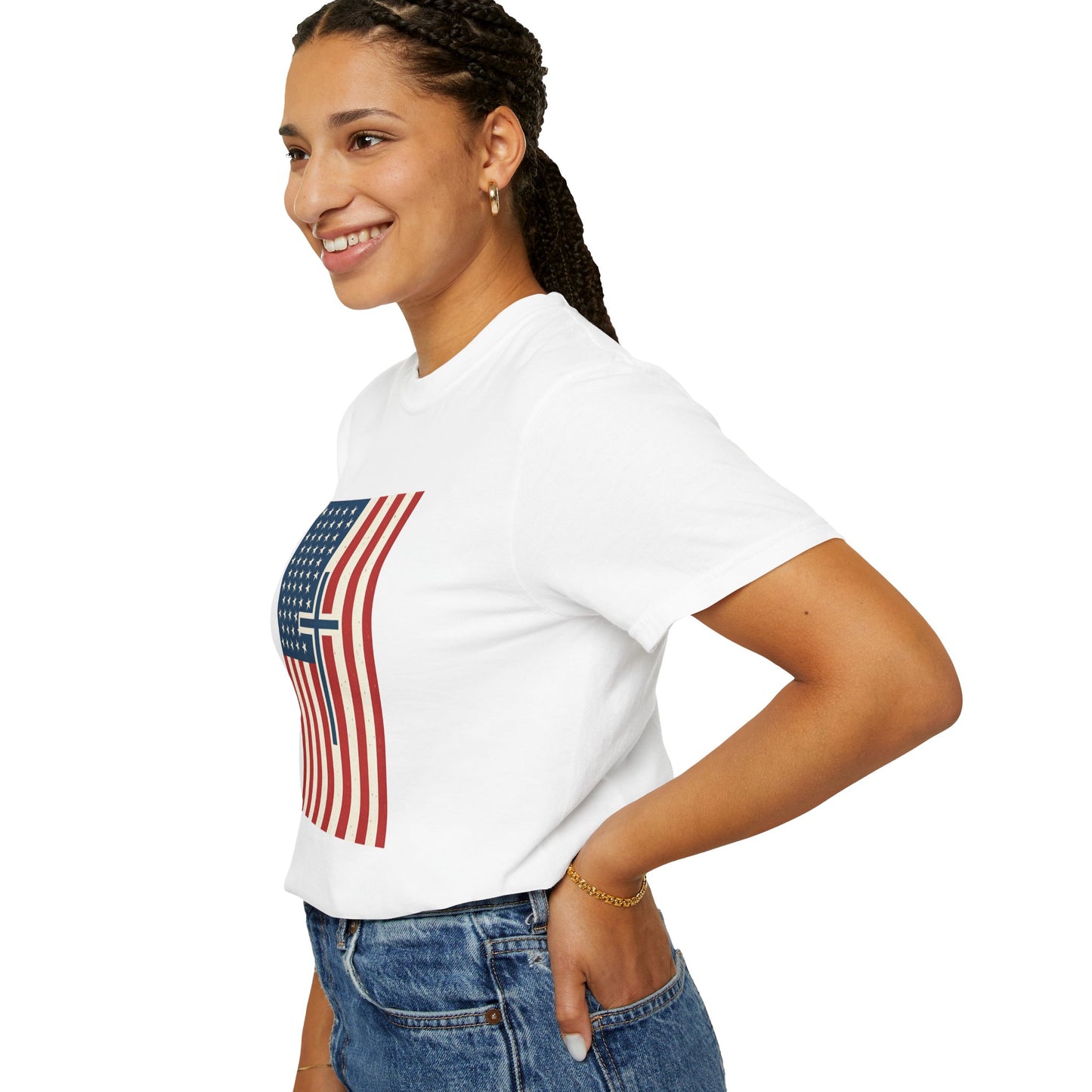 Flag Cross Tee