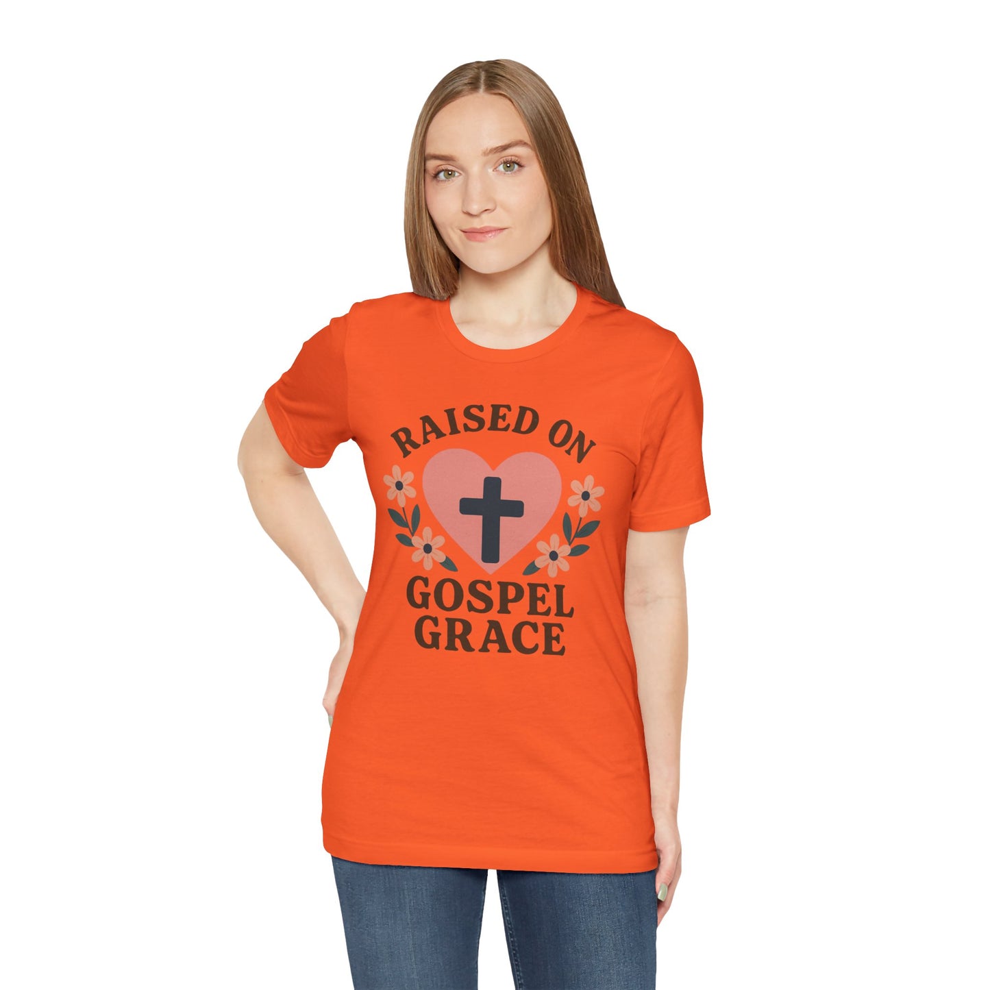 Raised On Gospel Grace Women's T-Shirt