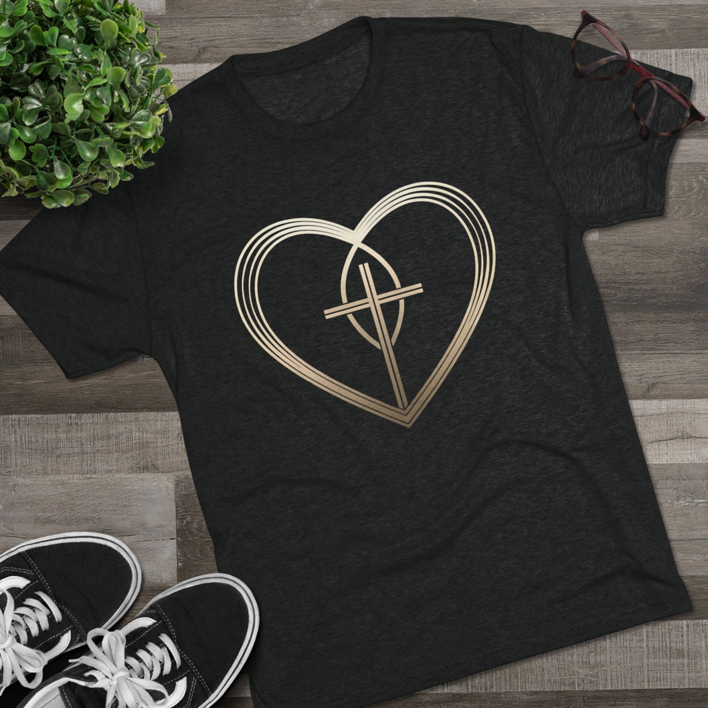 Church Heart Sign Men's T-Shirt