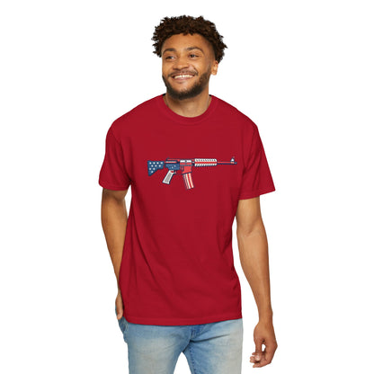 Gun Military Graphic Design Men's T-Shirts