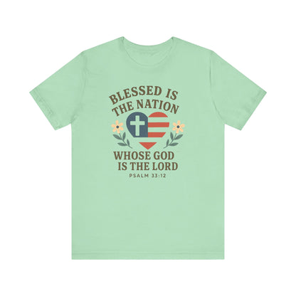 Blessed Nation Short Sleeve Women's T-Shirt