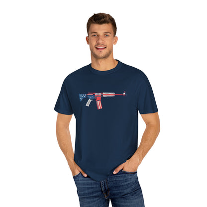 Gun Military Graphic Design Men's T-Shirts