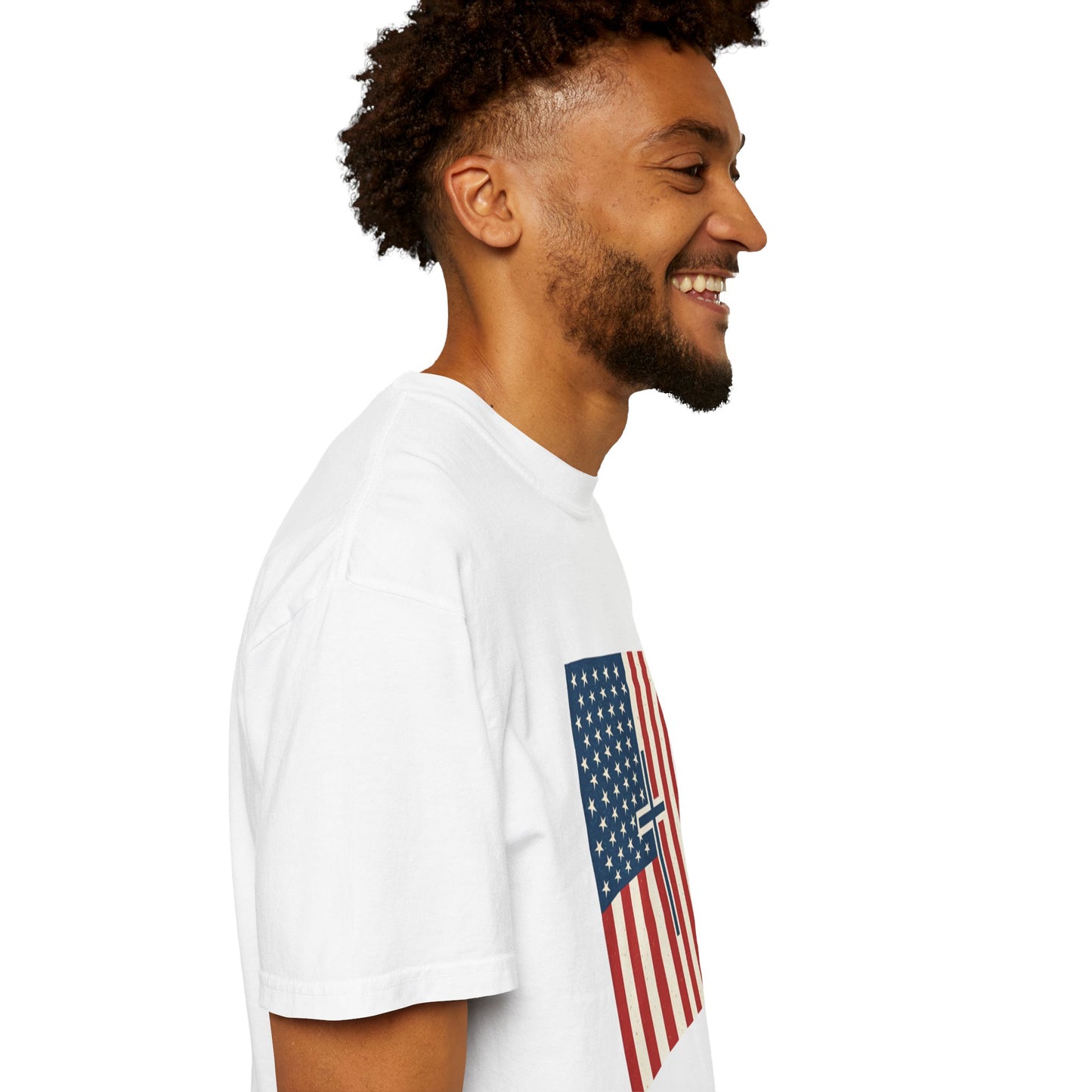 American Flag Printed Men's T-Shirt