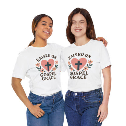 Raised On Gospel Grace Women's T-Shirt