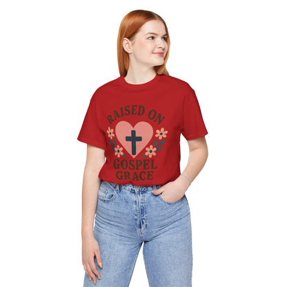 Raised On Gospel Grace Women's T-Shirt